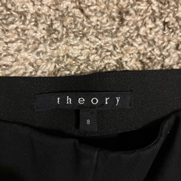 Theory Size 8 Redell Scroll Cotton Twill Skinny Pants - Picture 7 of 10